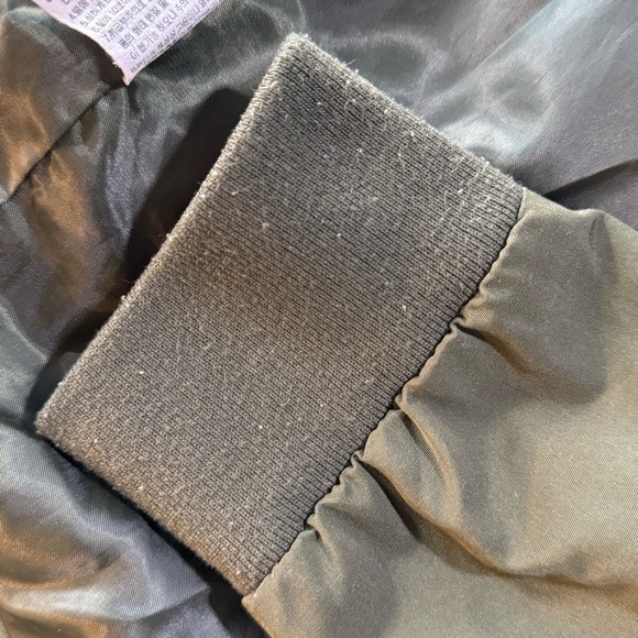 Green Raincoat with Stand-Up Collar and Zipper Closure - Picture 11 of 13